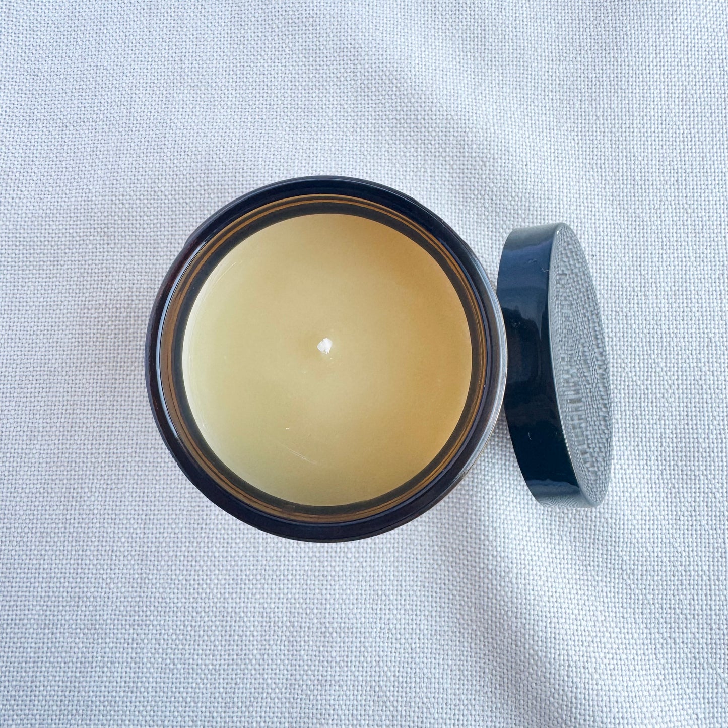 Pure Australian Beeswax Candle | 200g Amber Glass Jar
