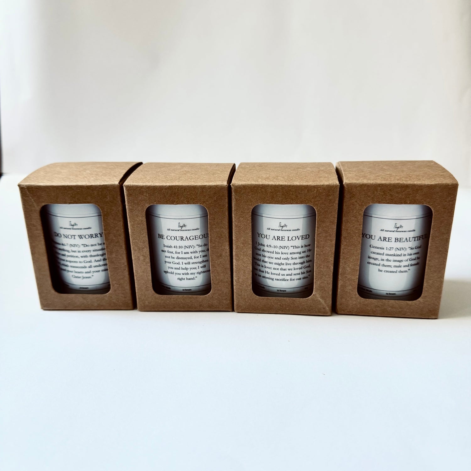Bible Verse Candles (Votive)