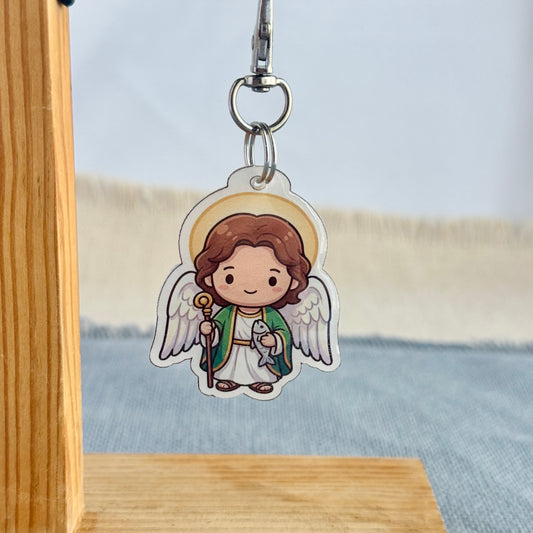 Saint Raphael the Archangel Lil’ Saints Keychain | Thy Gift