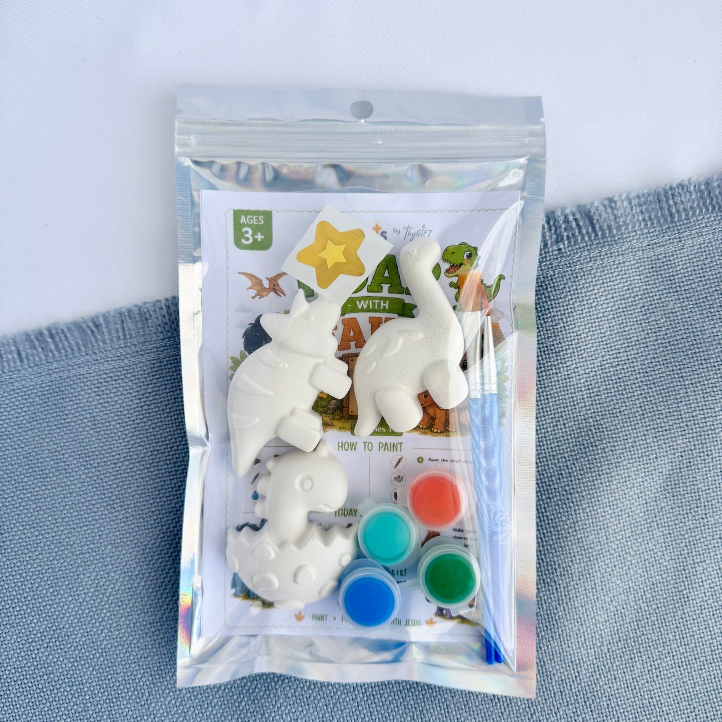 Roar with Faith Plaster Figurine Kit | Lil’ Saints by Thy Gift