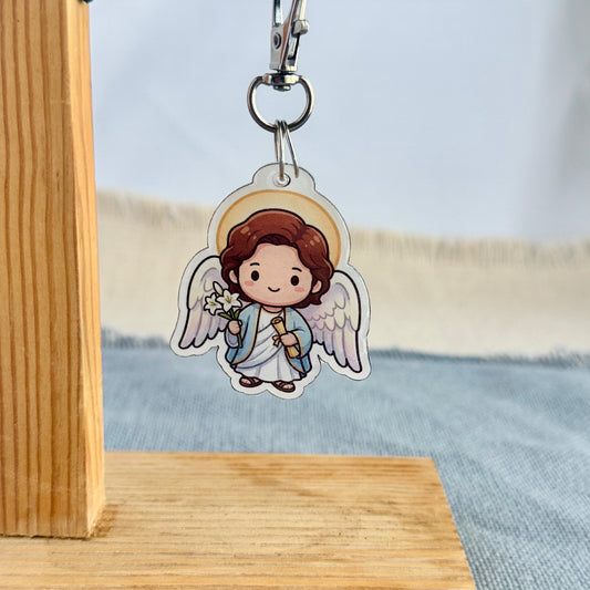 Saint Gabriel the Archangel Lil’ Saints Keychain | Thy Gift