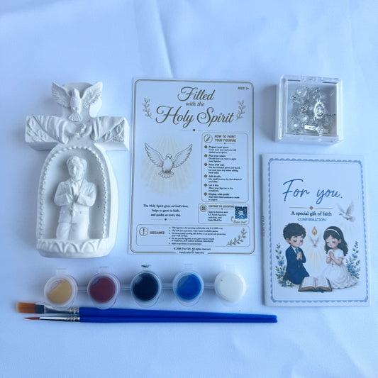Faith Keepsake — Confirmation Gift Set for Boys