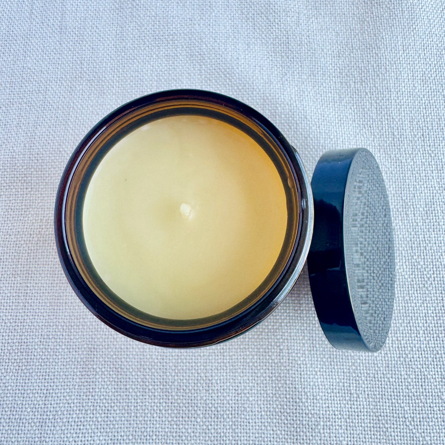 Mystical Rose Scented Beeswax Candle | 200g Amber Jar