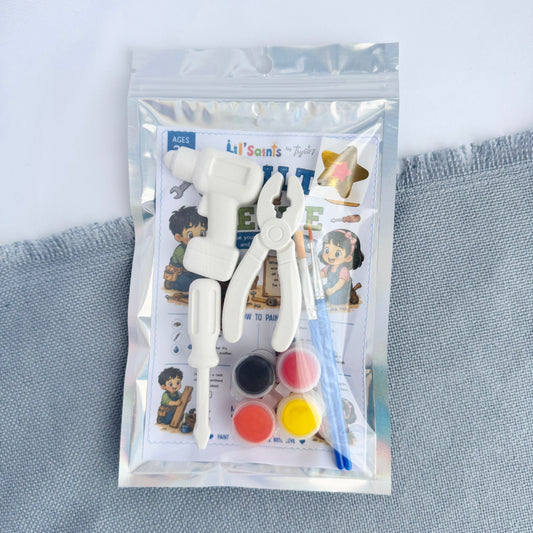 Built to Serve Plaster Figurine | Lil’ Saints by Thy Gift
